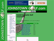 Tablet Screenshot of johnstowngolf.com